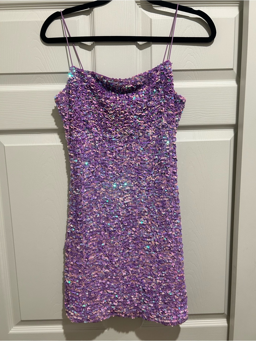 Lavender sequence dress